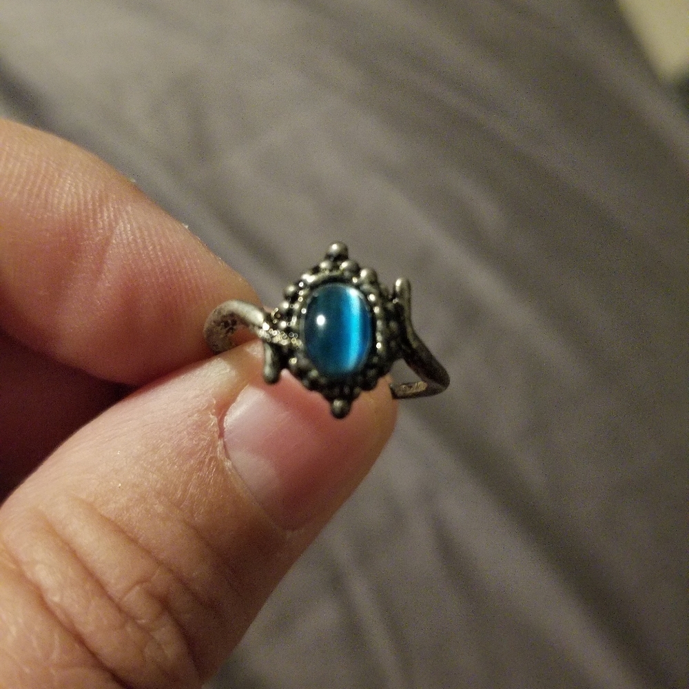 Antique Unique India Royalty Turquoise Ring
